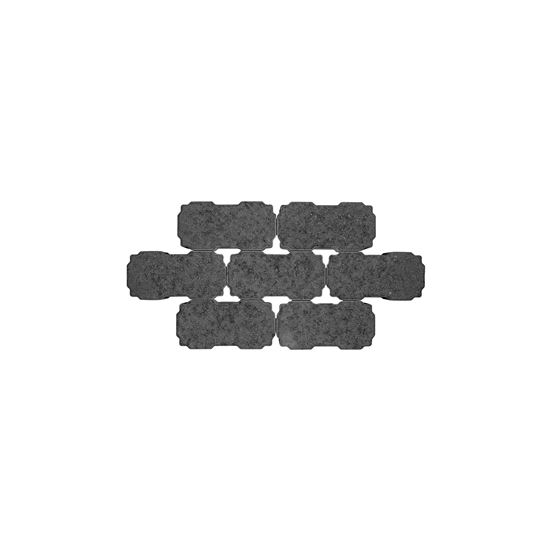 Afbeeldingen van Betonklinker waterdoorlatend - 22 x 11 x 8cm - zwart