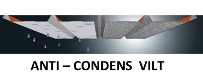 Picture of Roof sheet anthracite + anti-condensation cloth - 5m x 1.05m