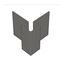 Picture of outer corner Cedral Click L=3M Alu C15 Steel Grey
