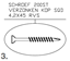 Picture of Schroef voor cedral sidings rvs inox 4.00x45 200st