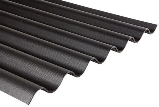 Image de Cemfort B65 golfplaat vezelcement zwart 1220x1093 mm