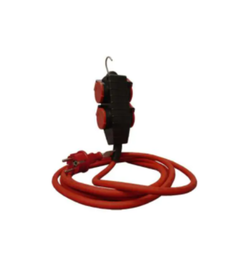 Picture of Eloy Stopconctact + Schak. Powerstrip IP44 3G2.5 5M   250V/4x16A