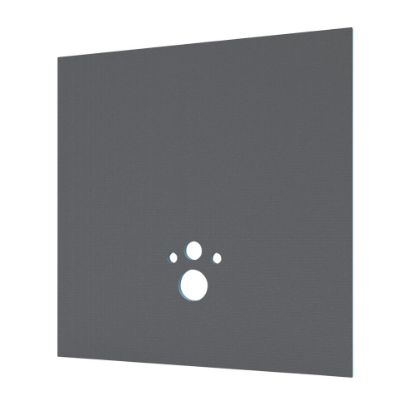 Image de Toiletset met Wedi I-board + toiletbril softclose en UP100 inbouwreservoir