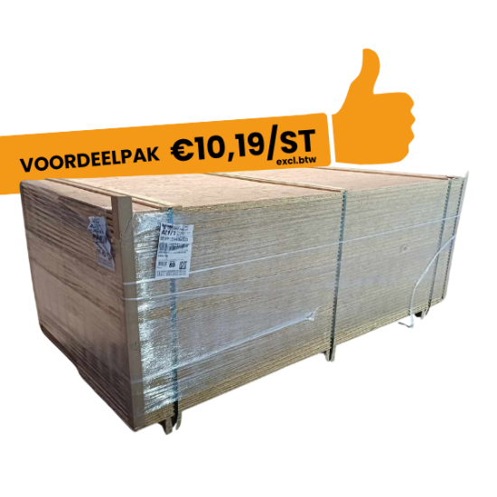 Picture of OSB 3 double pack 244x59cm thickness 18mm