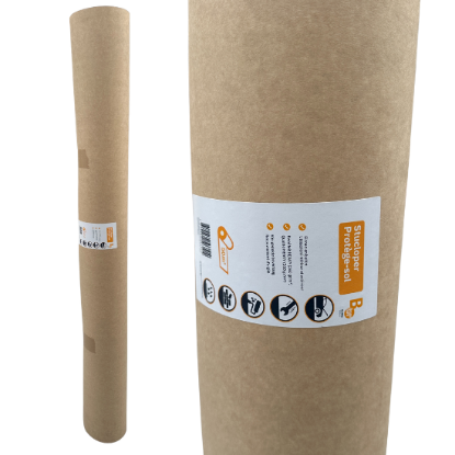 Picture of BP De Witte Heavy Stucloper Protectiekarton Eco Bruin Wit 50m2