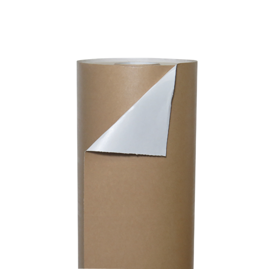 Afbeeldingen van BP De Witte Heavy Stucloper Protectiekarton Eco Bruin Wit 50m2