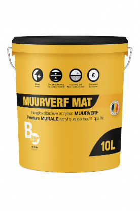 Image de Bouwpunt De Witte Eindlaag Verf Mat Wit 10L